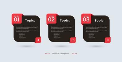 Infographic  five Layout Vector Illustration