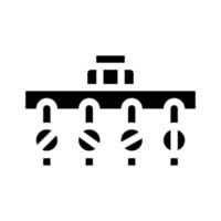 irrigation pipeline system glyph icon vector illustration