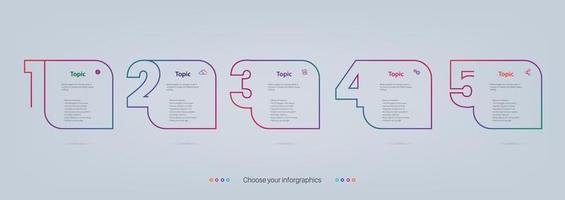 steps of Infographic Levels design for presentation and set of option banners design vector