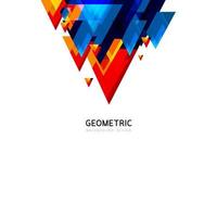 Colorful geometric background design and Liquid color background design. Fluid shapes composition style vector