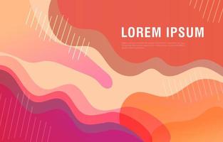 colorful set of Abstract modern graphic elements. Dynamical colored forms and line. Gradient abstract banners with flowing liquid shapes. Template for the design of a banner for presentation vector