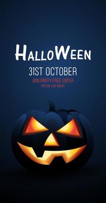 pumpkin and Halloween concept design. Halloween holiday. All Saints' Day