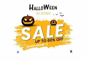 pumpkin and Halloween concept design. Halloween holiday. All Saints' Day vector