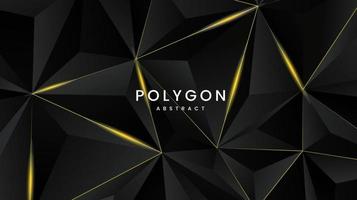 el patrón geométrico poligonal abstracto de polígono con diseño de fondo de triángulo y círculos, vector e ilustración