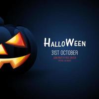 pumpkin and Halloween concept design. Halloween holiday. All Saints' Day vector