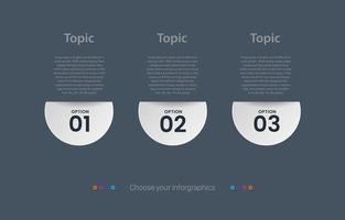 Infographic  five Layout Vector Illustration