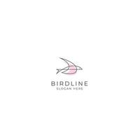 Abstract Bird logo design vector