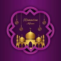 Ramadan kareem background vector