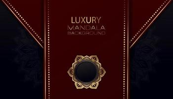 luxury background vector, with transparent mandala vector