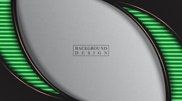 simple background with green strip vector