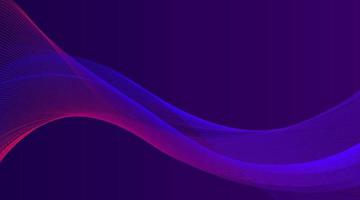 abstract background, wavy lines, purple gradient vector