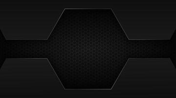 modern background, dark hexagonal space vector