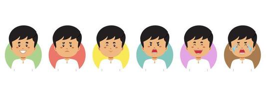 Maldives Avatar with Various Expression vector