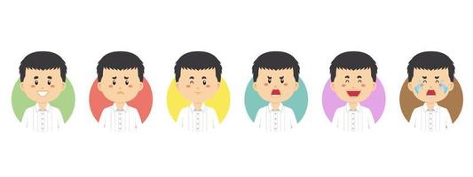 Philippines Avatar with Various Expression vector