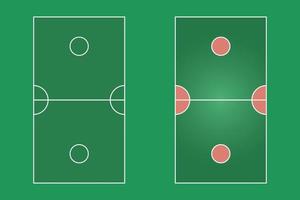Takraw court flat design, Sport field graphic illustration, Vector of takraw court and layout.