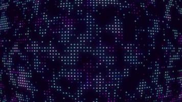 Motion-Graphics-Hintergrund mit Neonpartikeln