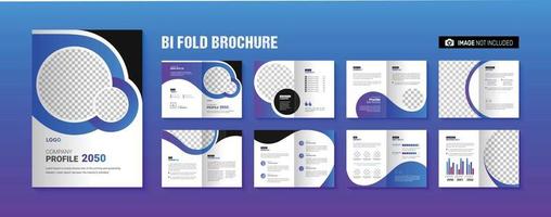 Company profile brochure template design creative modern corporate business brochure layout vector