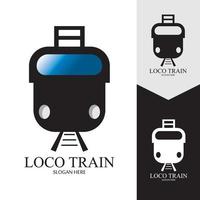 Train icon vector background