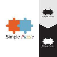 Puzzle vector icon illustration background