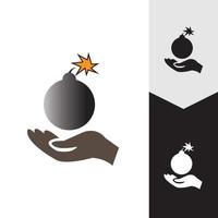 Boom Icon vector background