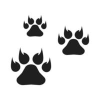 Paw Logo design vector illustration design template