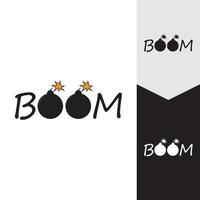 Boom Icon vector background