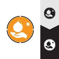 Boom Icon vector background