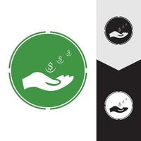 Save money vector icon background