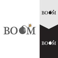 Boom Icon vector background