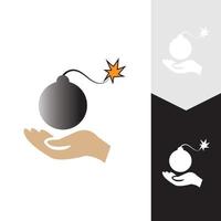 Boom Icon vector background