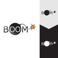 Boom Icon vector background