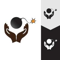 Boom Icon vector background