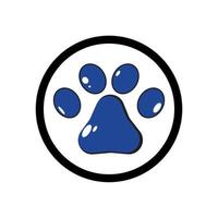 Paw Logo design vector illustration design template