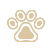 Paw Logo design vector illustration design template