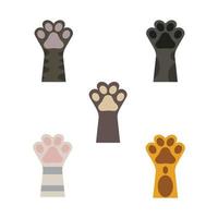 Paw Logo design vector illustration design template