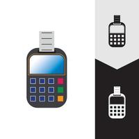 Credit card machine. ATM for money. Payment terminal illustration vector