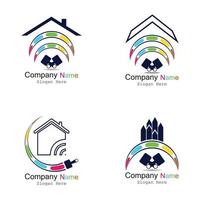 BUILDING PAINT VECTOR LOGO ICON