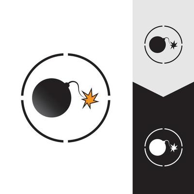 Boom Icon vector background