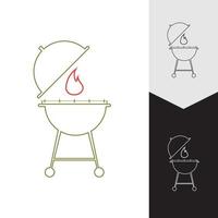 Barbecue icon vector illustration