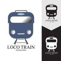 Train icon vector background