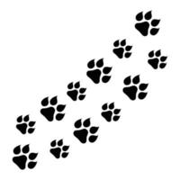 Paw Logo design vector illustration design template