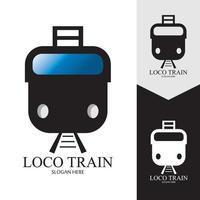 Train icon vector background