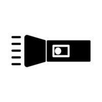 flashlight, torch icon vector