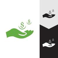 Save money vector icon background