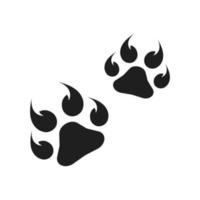 Paw Logo design vector illustration design template