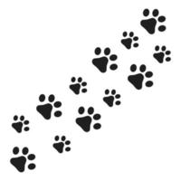 Paw Logo design vector illustration design template