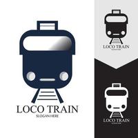 Train icon vector background