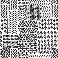 hand drawn pattern seamless vector