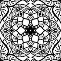 Mandala pattern seamless background vector