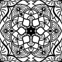 Mandala pattern seamless background vector